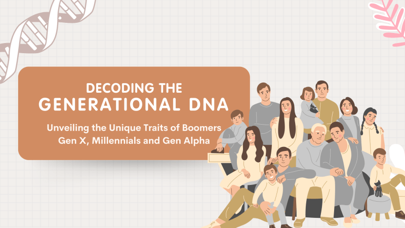 Decoding the Generational DNA Unveiling the Unique Traits of Boomers, Gen X, Millennials, and Gen Alpha