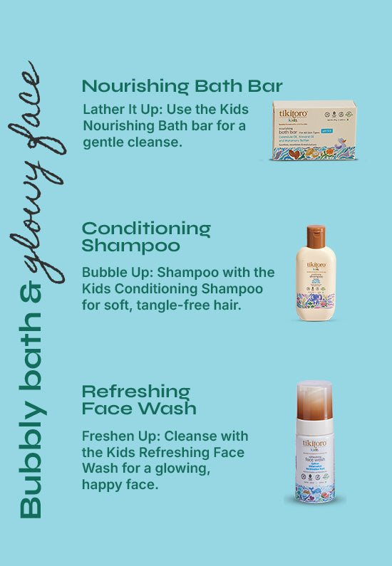 Tikitoro Kids Bath Bliss Combo - Tikitoro